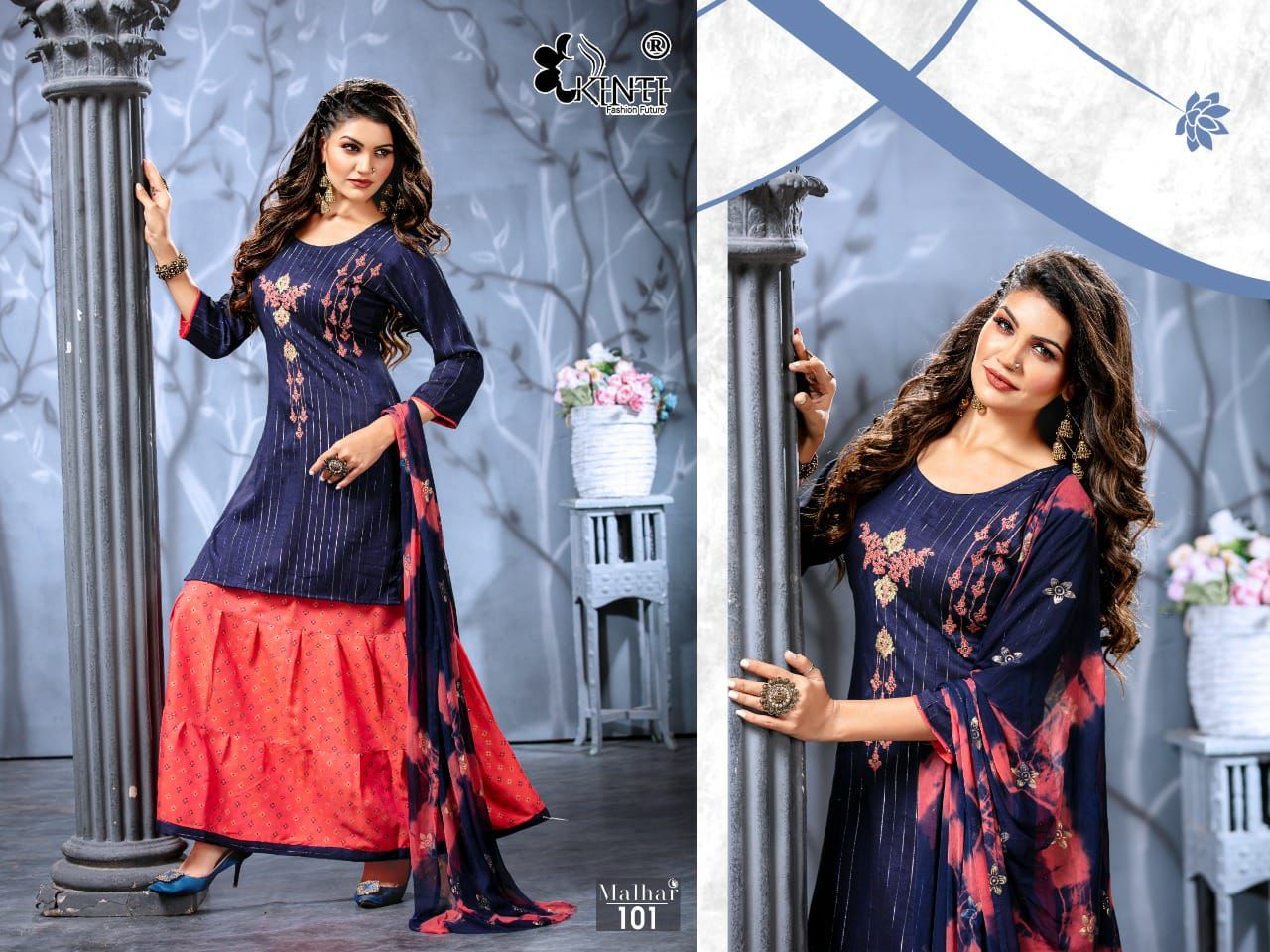 Kinti Malhar Fancy Ethnic Wear Designer Rayon Printed Designer Fancy Ready Made Collection